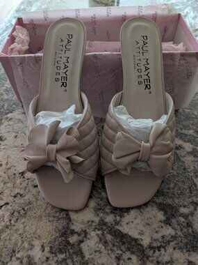 Paul Mayer Pongo Slip-on Sandals - NEVER WORN